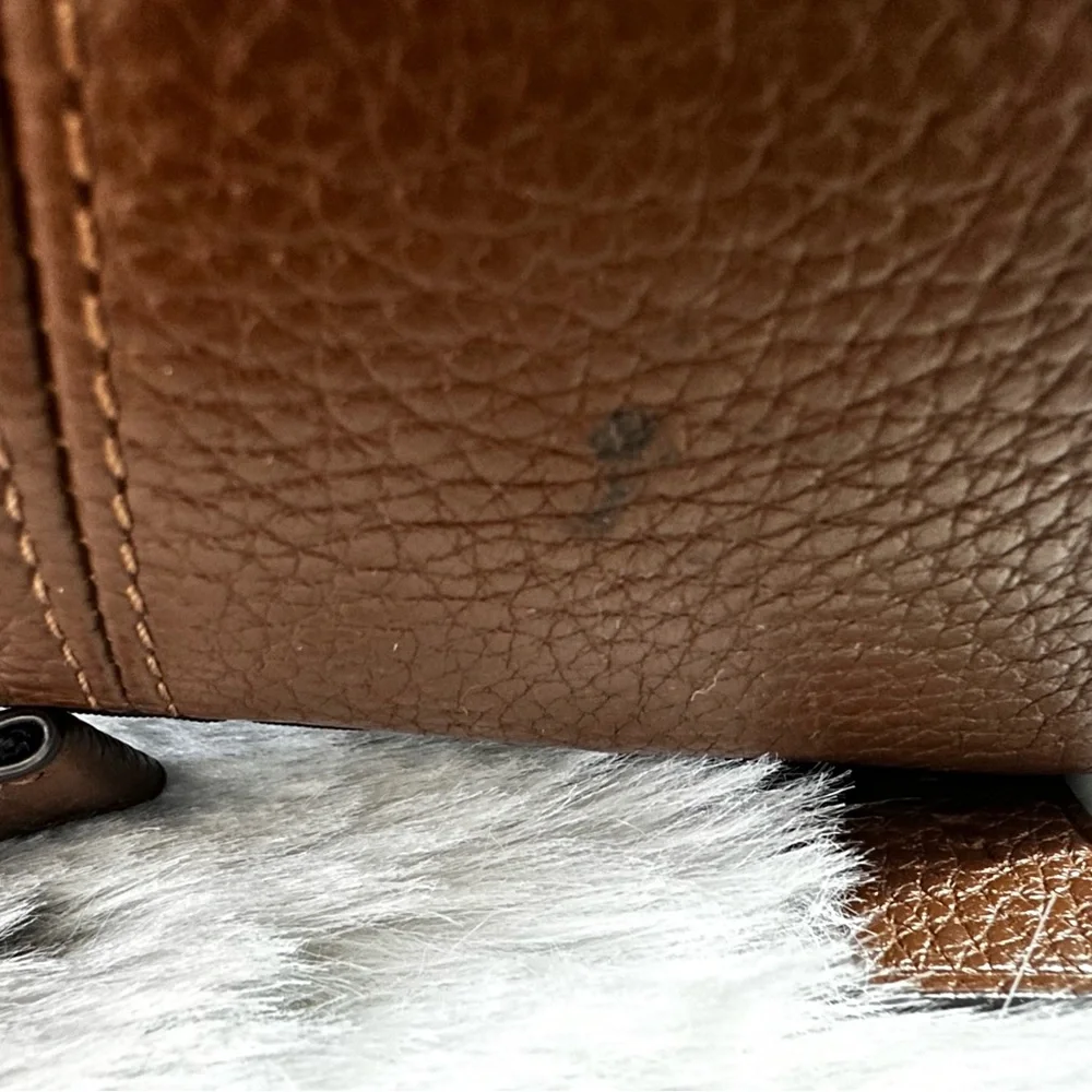 Mini coach Charlie Backpack Bag In Pebble Leather Saddle - Picture 9 of 13